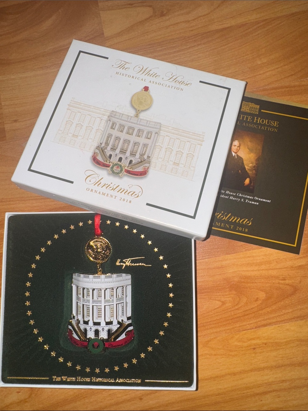 The White House Historical Association 2018 Christmas Ornament‎ Harry Truman